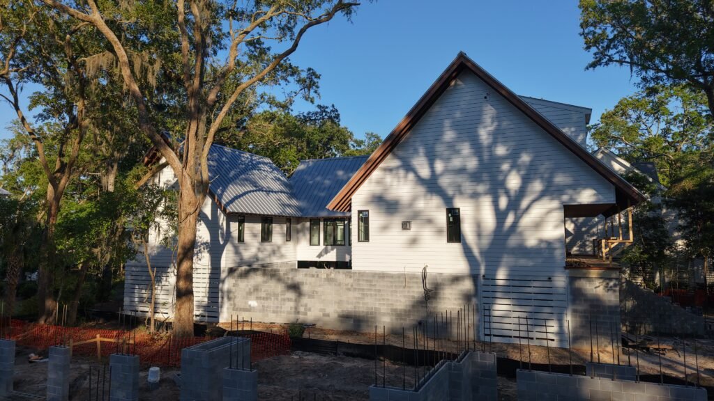 New Construction Siding & Exterior on Jack Island